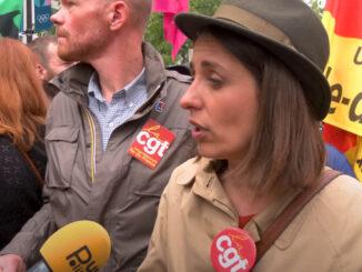 Sophie Binet à Paris le 01/05/2024 ©PurePolitique