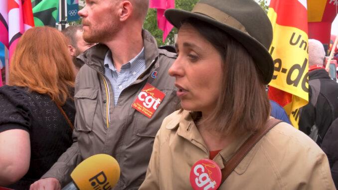 Sophie Binet à Paris le 01/05/2024 ©PurePolitique