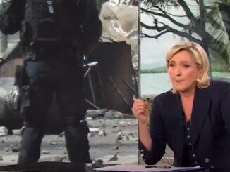 Marine Le Pen sur le plateau de France 2 le 16/05/2024 ©FranceTélévisions