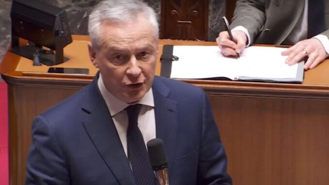 Bruno Le Maire à l'Assemblée nationale le 19/03/2024 ©AssembléeNationale