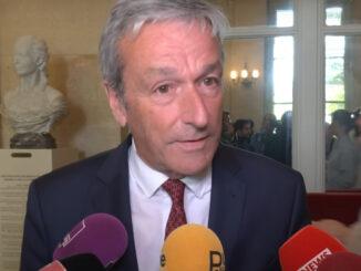 Philippe Vigier, député MoDem et ancien ministre délégué chargé des Outre-mer, à l'Assemblée nationale le 21/05/2024 ©PurePolitique