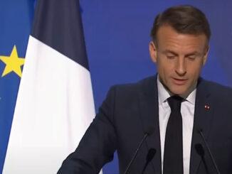 Emmanuel Macron à la Sorbonne le 25/04/2024 ©Élysée