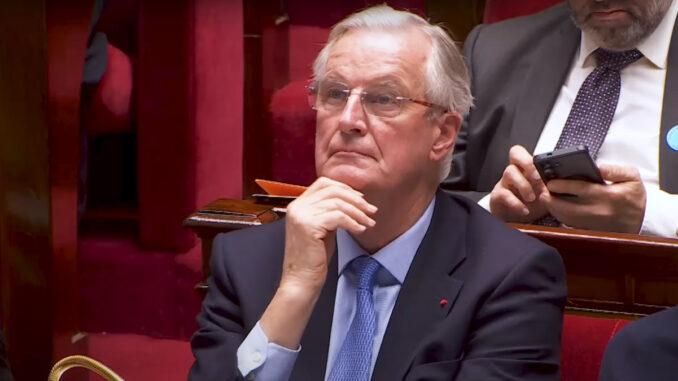 Michel Barnier, Premier ministre, le 4/12/2024 ©AssembléeNationale