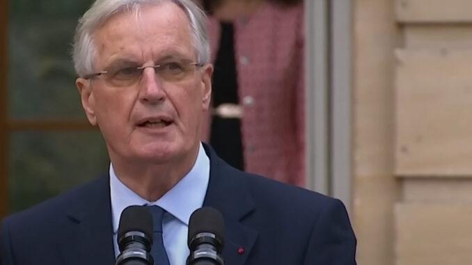 Michel Barnier nommé Premier ministre par Emmanuel Macron, le 05/09/2024 ©Matignon