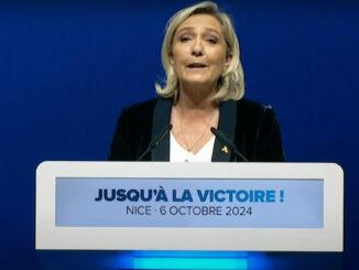 Marine Le Pen, députée RN et présidente du groupe RN à l'Assemblée nationale, le 6/10/2024 ©RassemblementNational