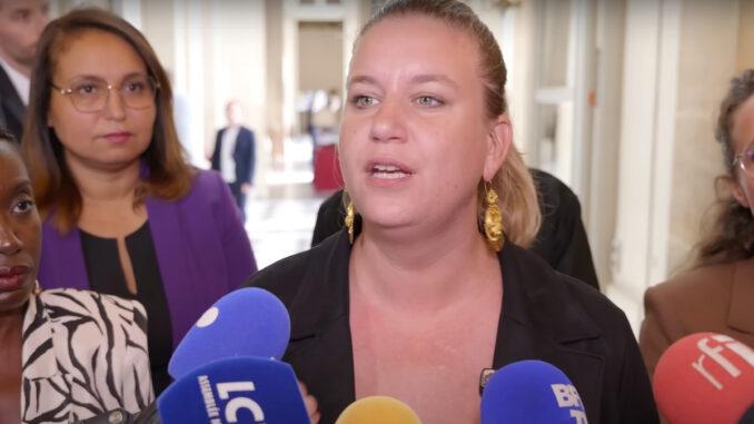 Mathilde Panot, présidente du groupe LFI à l'Assemblée nationale, le 17/09/2024 ©PurePolitique