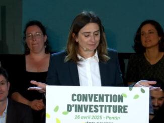 Marine Tondelier, Secrétaire nationale des Écologistes, le 26/04/2025 ©PurePolitique