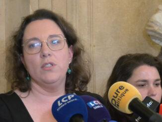 Cyrielle Chatelain, présidente du groupe "Écologiste et social" à l'Assemblée nationale, le 09/12/2025 ©PurePolitique