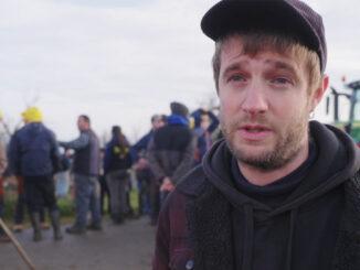 Un agriculteur de la Confédération paysanne à Les Bordes-Sur-Arize, le 11/12/2025 ©CLPress