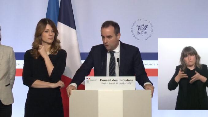 Sébastien Lecornu, Premier ministre, le 19/01/2026 ©Matignon