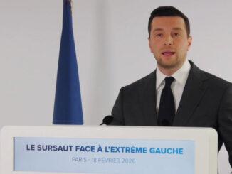 Jordan Bardella, député européen et président du Rassemblement national, le 18/02/2026 ©PurePolitique