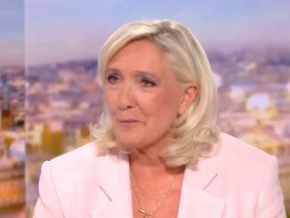Marine Le Pen, présidente du groupe "Rassemblement national" à l'Assemblée national et candidate à l'élection présidentielle, le 07/07/2026 ©TF1