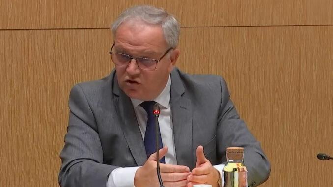 François-Noël Buffet, sénateur "Les Républicains" et candidat au poste de Défenseur des droits, le 15/07/2026 ©Assembléenationale